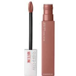 Maybelline New York Super Stay Matte Ink Likit Mat Ruj 65 Seductress Nude - 1