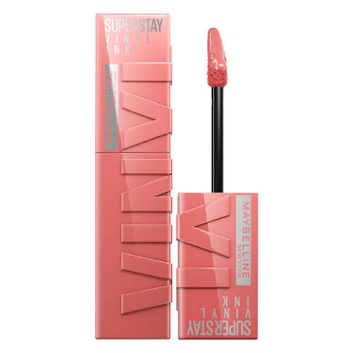 Maybelline New York Super Stay Vinyl Ink Likit Parlak Ruj - 100 Charmed - Maybelline