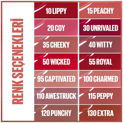 Maybelline New York Super Stay Vinyl Ink Likit Parlak Ruj - 10 Lippy - 5