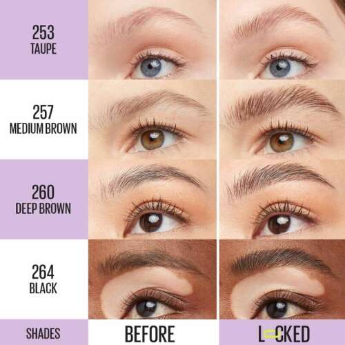 Maybelline Super Lock Brow Glue Kaş Sabitleyici Maskara - Medium Brown 7 ml - 3