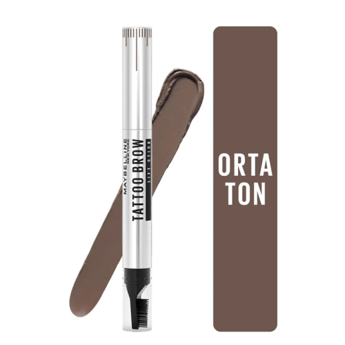 Maybelline Tattoo Brow Lift Stick Kaş Kalemi - Medium Brown - 1