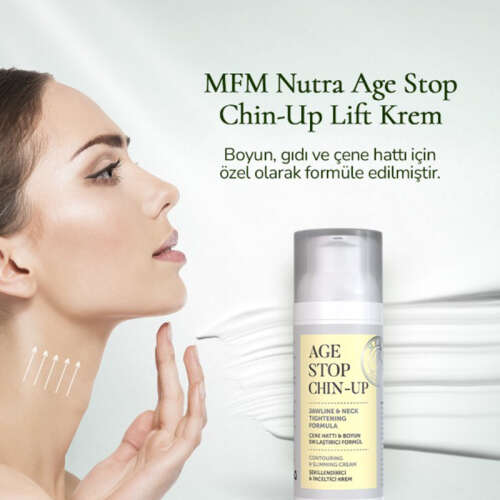 MFM COSMECEUTICALS Age Stop Chin-Up Çene ve Boyun Sıkılaştırıcı Krem 50 ml - 5