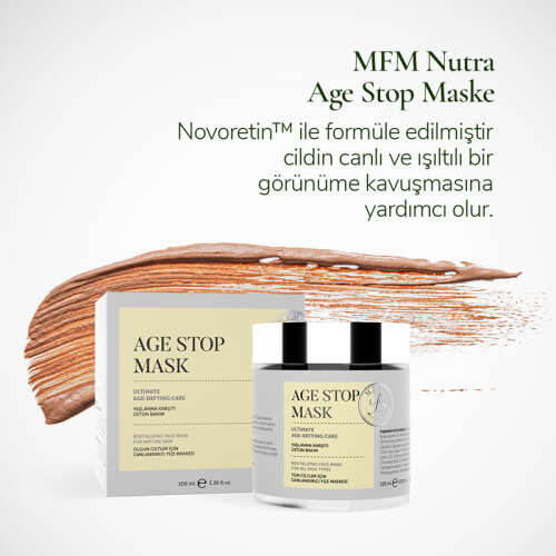 MFM COSMECEUTICALS Age Stop Mask - Yaşlanma Karşıtı Maske 100 ml - 4