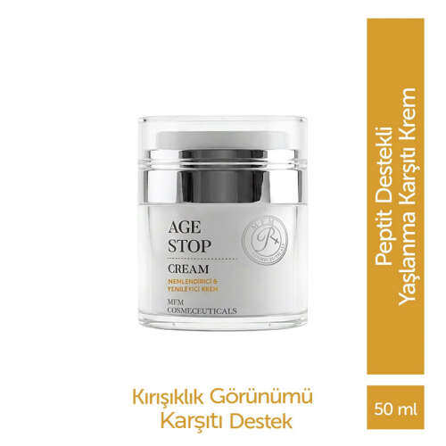MFM COSMECEUTICALS Age Stop - Yaşlanma Karşıtı Krem 50 ml - 2