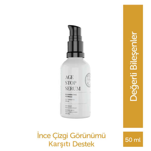 MFM COSMECEUTICALS Age Stop - Yaşlanma Karşıtı Serum 50 ml - 2
