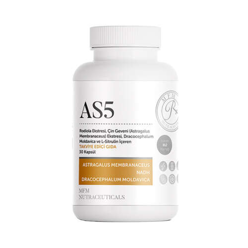 MFM NUTRACEUTICALS AS5 Kapsül Takviye Edici Gıda - 30 Bitkisel Kapsül - MFM