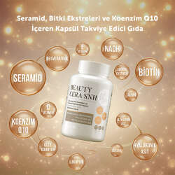 MFM NUTRACEUTICALS Beauty Cera SNH Kapsül Takviye Edici Gıda - 60 Bitkisel Kapsül - 4