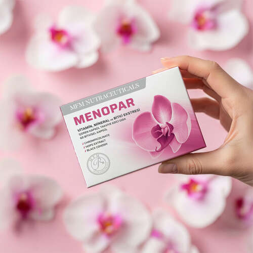 MFM NUTRACEUTICALS Menopar Kapsül Takviye Edici Gıda - 30 Bitkisel Kapsül - 4