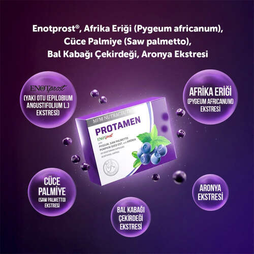 MFM NUTRACEUTICALS Protamen Bitki Ekstreleri İçeren Takviye Edici Gıda 30 Kapsül - 3