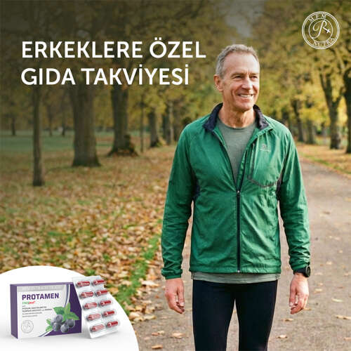 MFM NUTRACEUTICALS Protamen Bitki Ekstreleri İçeren Takviye Edici Gıda - 30 Bitkisel Kapsül - 5