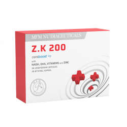 MFM NUTRACEUTICALS Z.K 200 Amerikan Ginsengi İçeren Takviye Edici Gıda - 30 Bitkisel Kapsül - 1