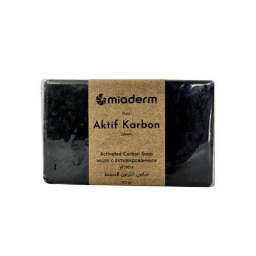 Miaderm Aktif Karbon Özlü Yağ Dengeleyici Cilt Bakım Sabunu 125gr - Miaderm