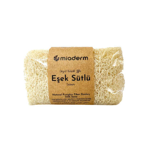 Miaderm Eşek Sütlü Kabak Lifli Sabun 120gr - Miaderm