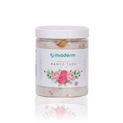 Miaderm Gül Yağlı Doğal Banyo Tuzu 300gr - Miaderm