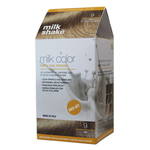 Milk Shake Milk Color Kalıcı Saç Boyası 9 - Sarı - EKO KİT - Milk Shake