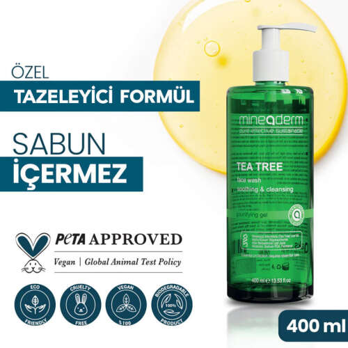 Mineaderm Tea Tree Face and Body Wash 400 ml - 4