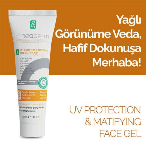 Mineaderm Uv Protection & Matifying Face Gel SPF50+ 50 ml - 4
