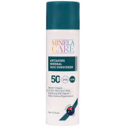 Minela Care Anti-Aging Organik Mineral Filtreli Yüz Güneş Kremi SPF50+ 70 gr - 1