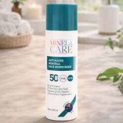 Minela Care Anti-Aging Organik Mineral Filtreli Yüz Güneş Kremi SPF50+ 70 gr - 3
