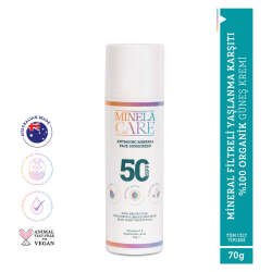 Minela Care Anti-Aging Organik Mineral Filtreli Yüz Güneş Kremi SPF50+ 70 gr - 6