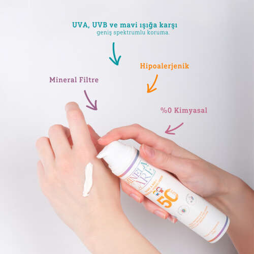 Minela Care Spf 50 Bebek ve Çocuk Güneş Kremi 110 gr - 5