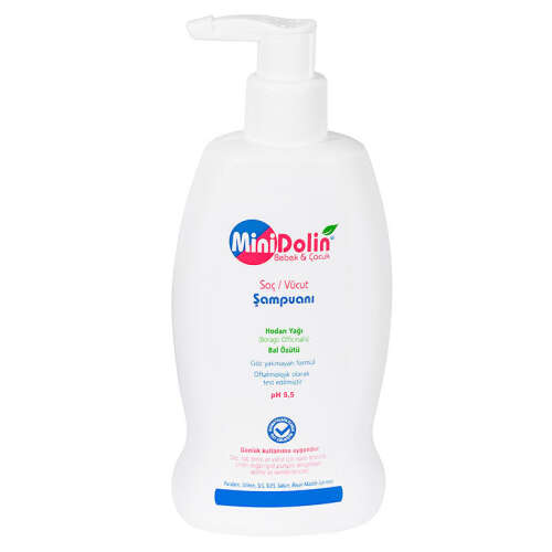 Minidolin Bebek ve Çocuk Saç Vücut Şampuanı 250ml - Dermadolin
