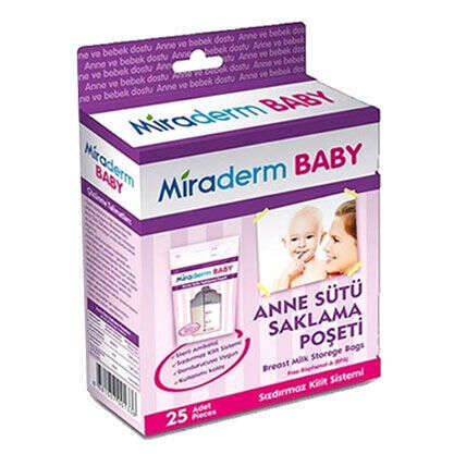 Miraderm Baby Anne Sütü Saklama Poşeti - 1