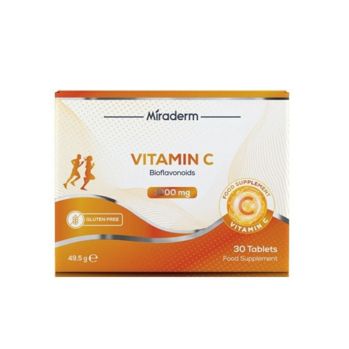 Miraderm C Vitamini 1000 mg İçeren Takviye Edici Gda 30 Tablet - 1