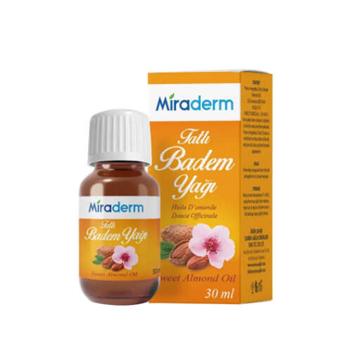 Miraderm Tatlı Badem Yağı 30 ml - Miraderm