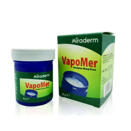Miraderm Vapomer Okaliptus Masaj Kremi 38 g - 1