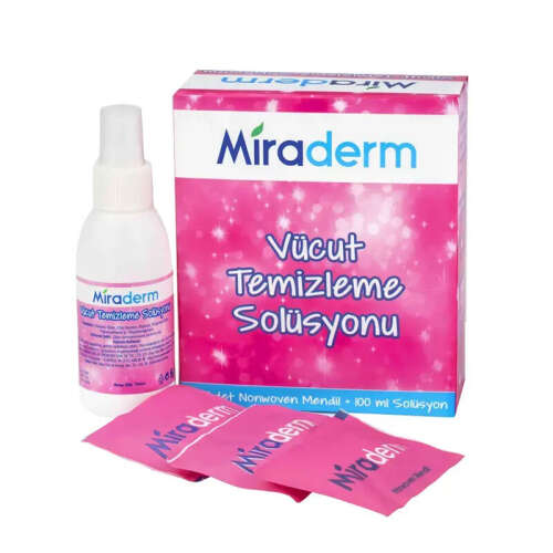 Miraderm Vücut Temizleme Solüsyonu100 ml - Miraderm