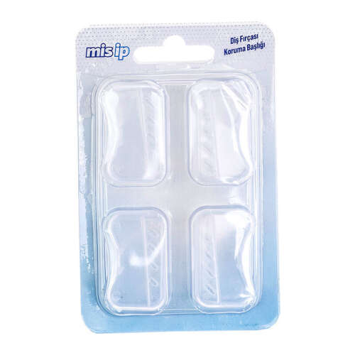 Mis İp Diş Fırçası Koruma Başlığı - 4 ADET - Mis İp