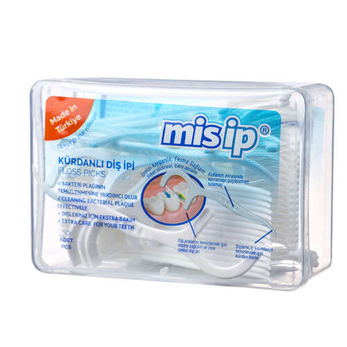 Mis İp Kürdanlı Diş İpi 50 Adet - Kutu - 1