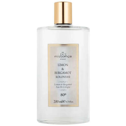 Misbahçe Limon ve Bergamot Kolonyası 200 ml - Misbahçe