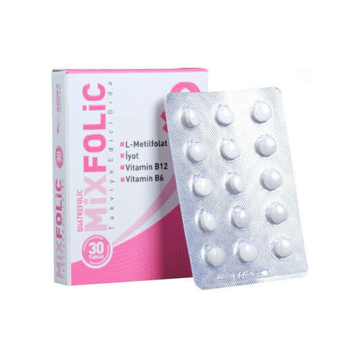 Mixfolic Takviye Edici Gıda 30 Tablet - Güney Farma İlaç