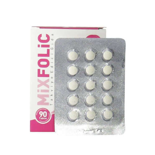 Mixfolic Takviye Edici Gıda 90 Tablet - Güney Farma İlaç