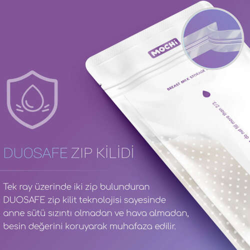 MOCHi - Anne Sütü Saklama Poşeti 50 Adet - 3