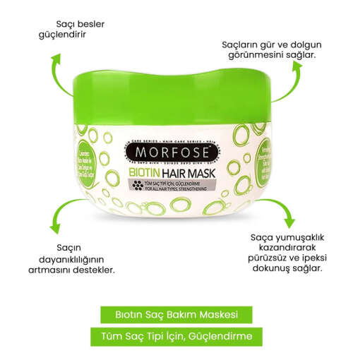 Morfose Biotin Hair Mask 500 ml - 2
