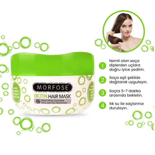 Morfose Biotin Hair Mask 500 ml - 3