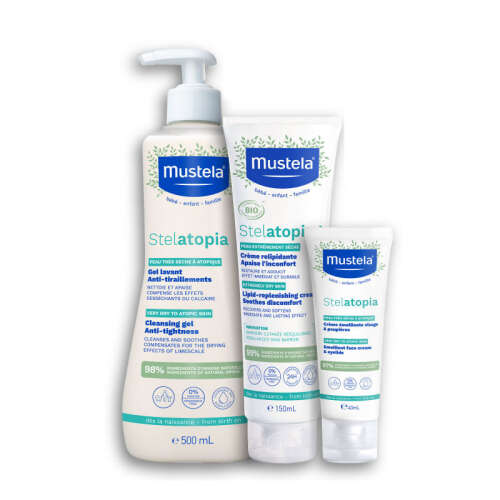Mustela Çok Kuru Ciltler İçin Günlük Bakım Seti - 1