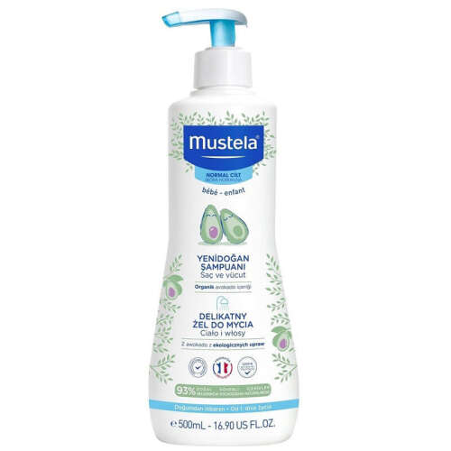 Mustela Gentle Cleansing Gel Yenidoğan Şampuanı 500 ml - Mustela