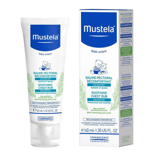 Mustela Soothing Chest Rub (Rahatlatıcı Göğüs Balsamı) 40 ml - Mustela