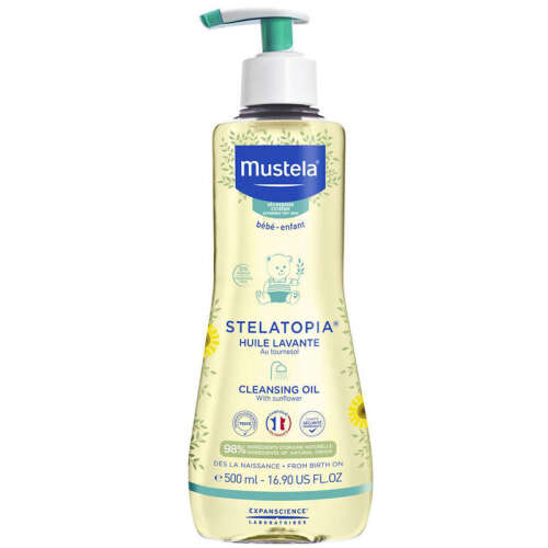 Mustela Stelatopia Temizleme Yağı 500 ml - Mustela