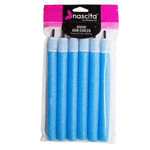 Nascita 1,6x20 Cm 6'lı Klipsli Esnek Bigudi - 48 - Nascita
