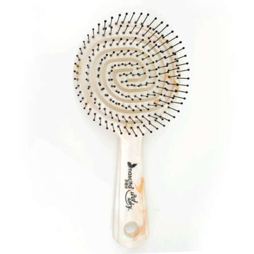 Nascita 3 Boyutlu Yuvarlak Saç Fırçası - Beyaz - Nascita