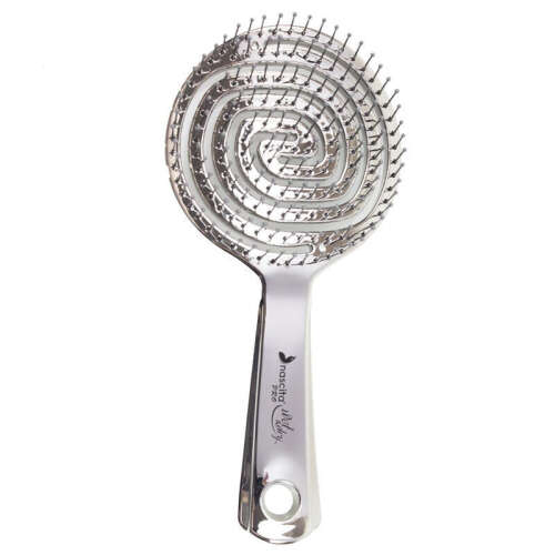 Nascita 3D Flexi Kontrol Açma Tarama Fırçası Gümüş - Nascita