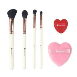 Nascita 4lü Makyaj Fırçası ve 2li Puf Seti 163 - 2