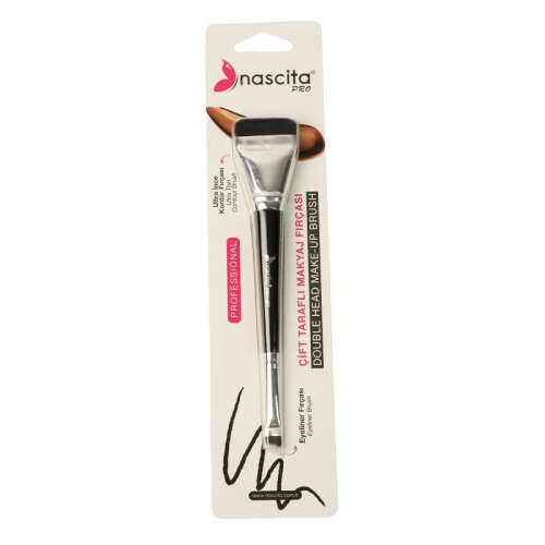 Nascita Çift Taraflı İnce Kontür ve Eyeliner Fırçası 497 - Nascita