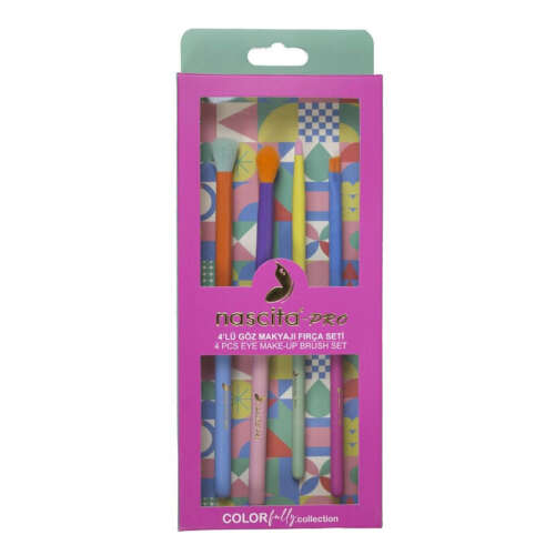Nascita ColorFully Collection 4lü Göz Makyaj Fırça Seti - 133 - Nascita