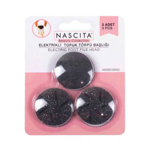 Nascita Elektirikli Topuk Törpüsü Yedek Başlıkları 3 Adet - Nascita